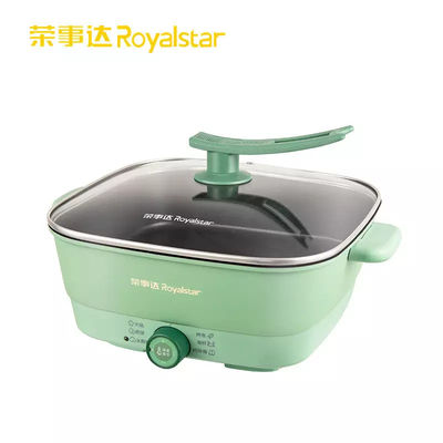 Cookware quente elétrico chinês da sopa do frigideira do barco a vapor do potenciômetro 5 quartos para 6-8 pessoas do partido da família